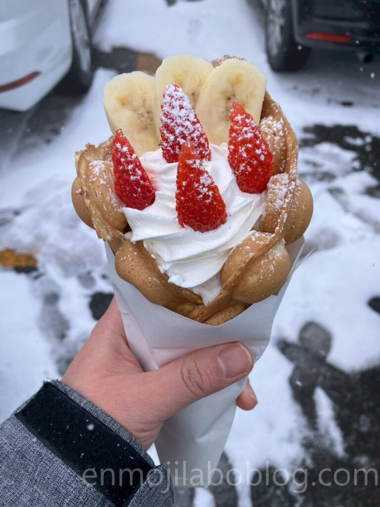 かぐらスキー場・いちごバナナホイップ