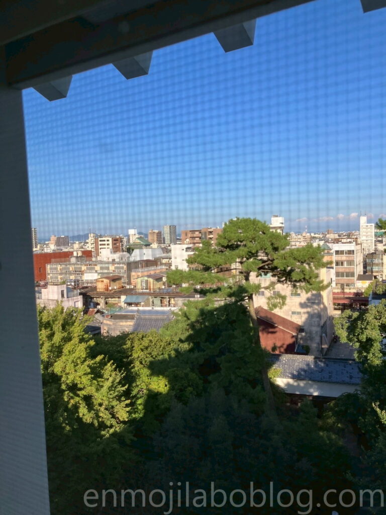 大垣城天守からの景色