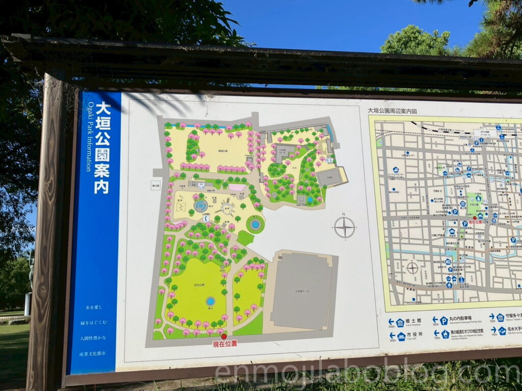 大垣城案内図
