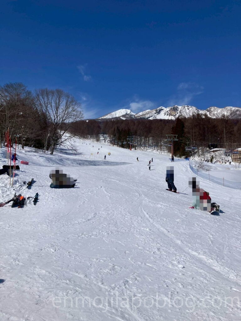 妙高杉ノ原スキー場・パノラマゲレンデ上部