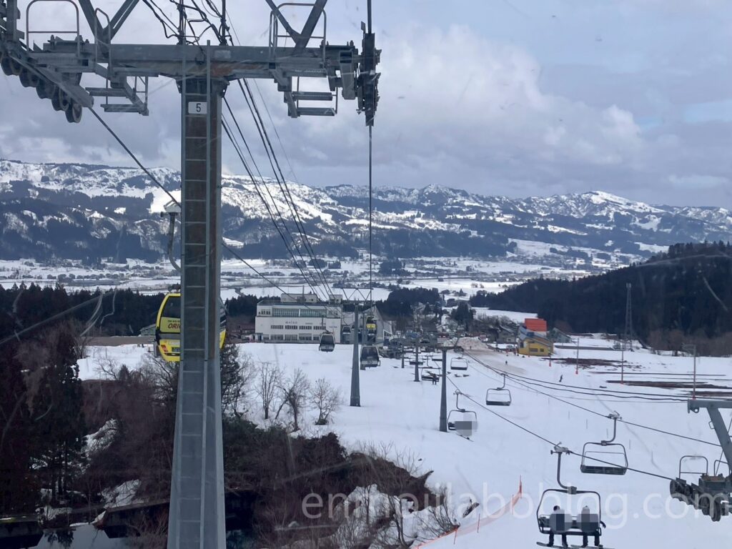 ゴンドラからの景色