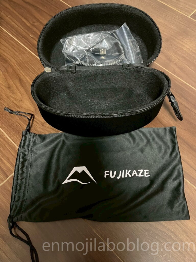 電熱ゴーグル（FUJIKAZE）の付属品